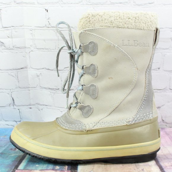 L.L. Bean Shoes - LL BEAN Lace-up Waterproof Winter Duck Boots Sz 8